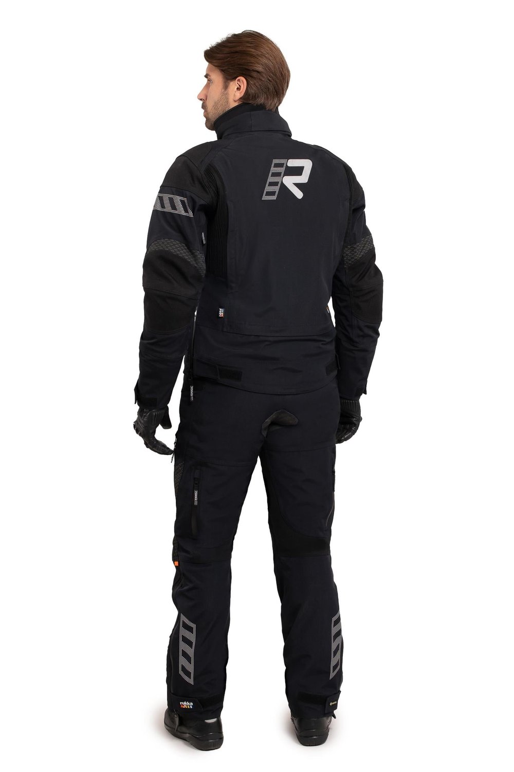 Armageddo-R Gore-Tex Pro Erkek Kışlık Motosiklet Montu Siyah/Beyaz-990