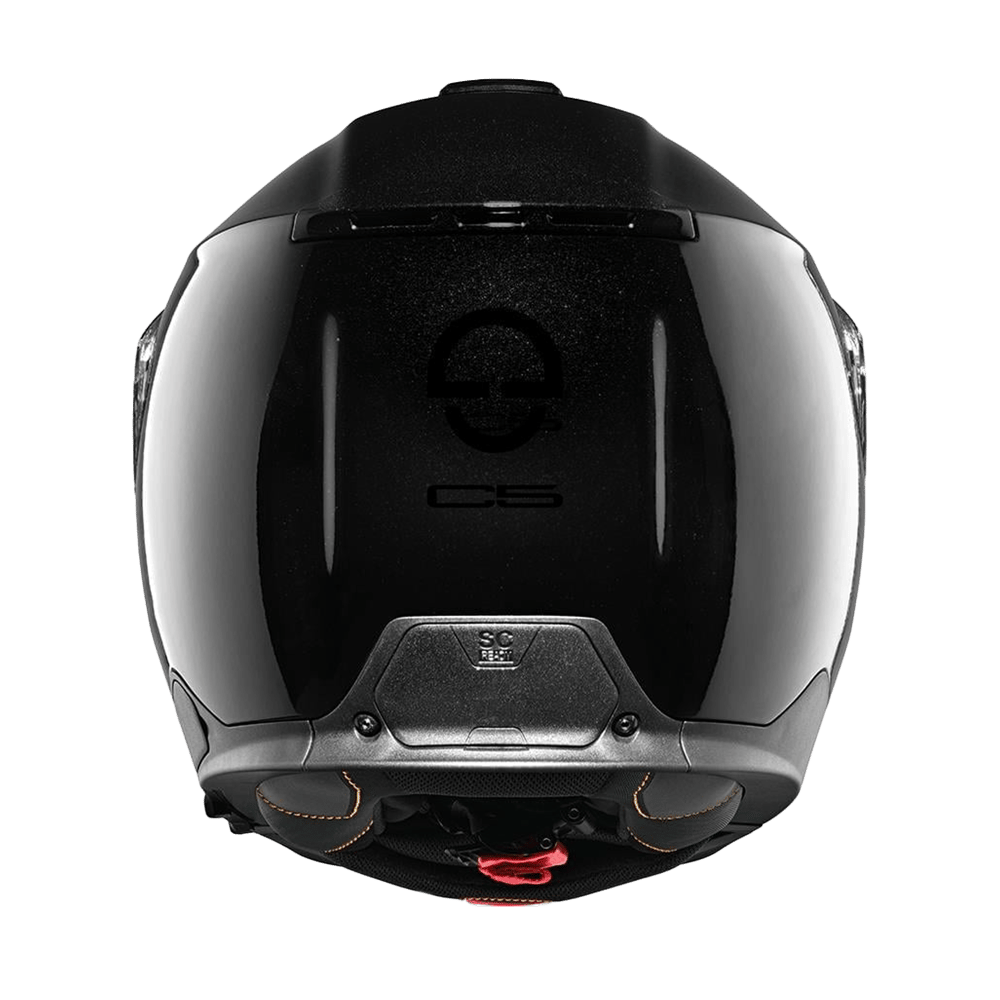 C5 Çene Açılır Motosiklet Kaskı Glossy Black