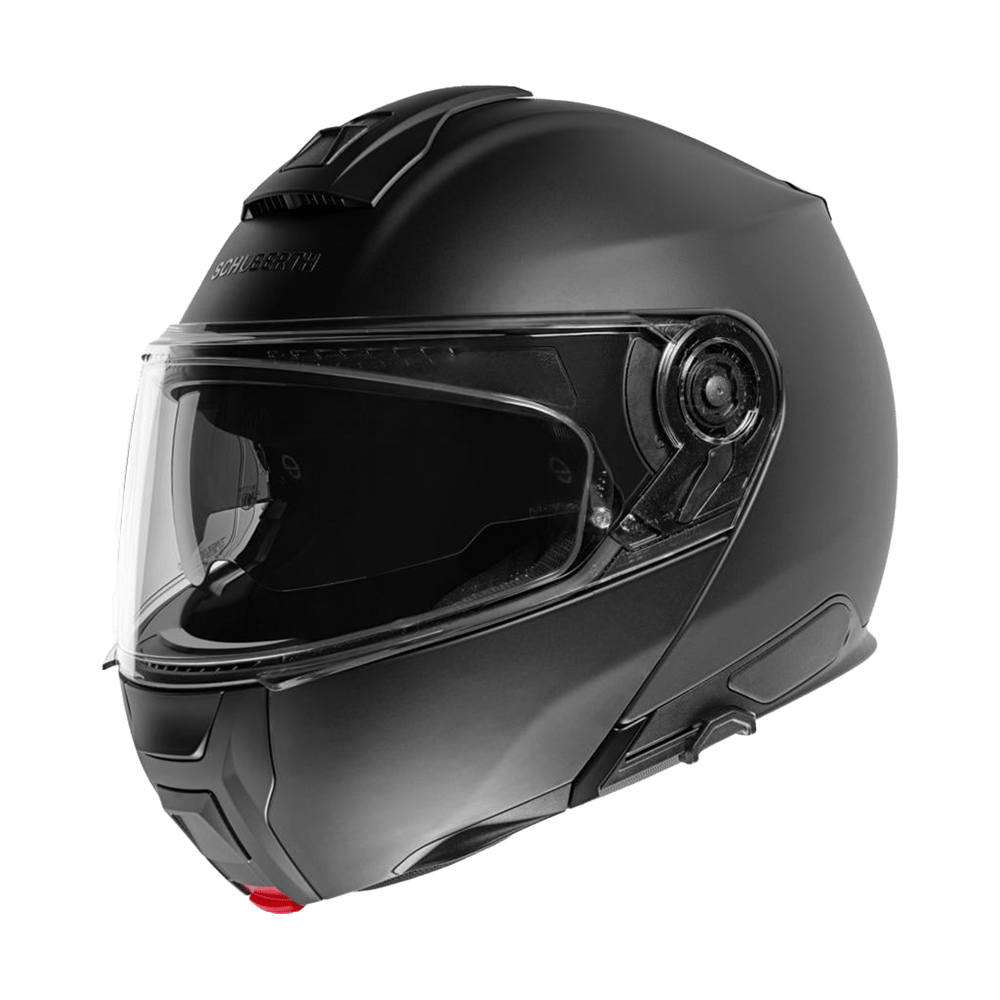 C5 Çene Açılır Motosiklet Kaskı Matt Black