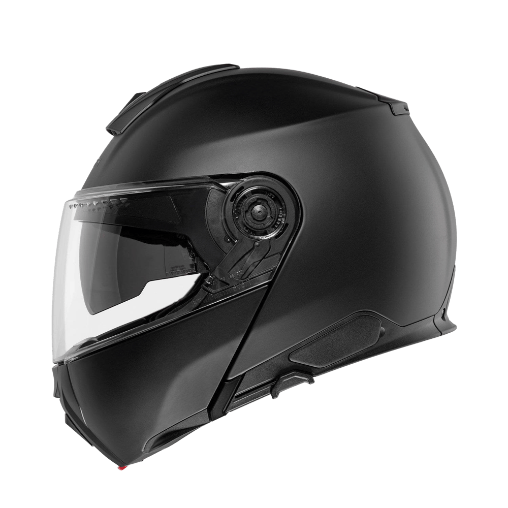 C5 Çene Açılır Motosiklet Kaskı Matt Black
