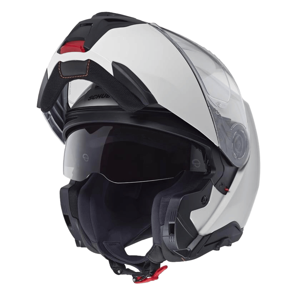 CONCEPT Çene Açılır Motosiklet Kaskı Glossy White