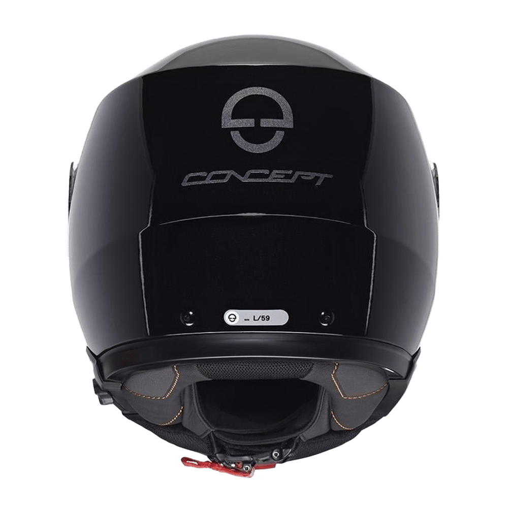 CONCEPT Çene Açılır Motosiklet Kaskı Glossy Black