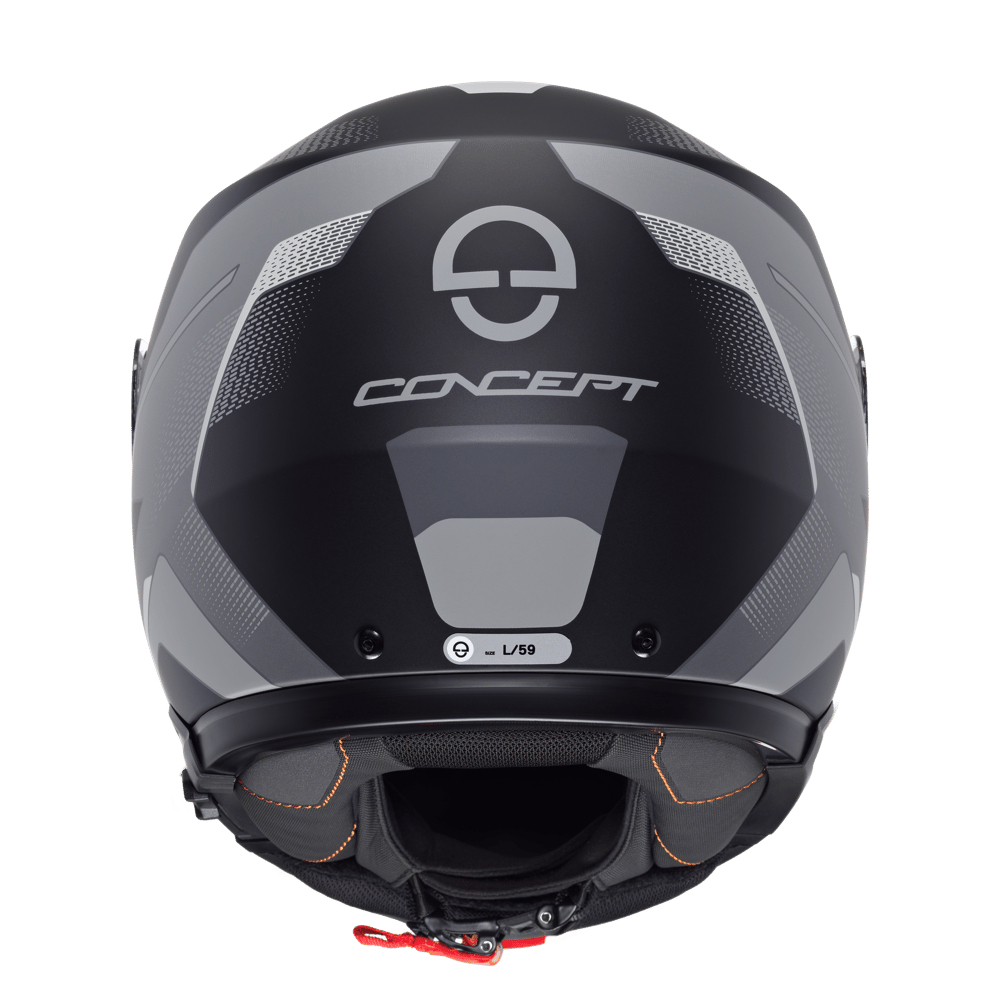CONCEPT Çene Açılır Motosiklet Kaskı Tracer Anthracite
