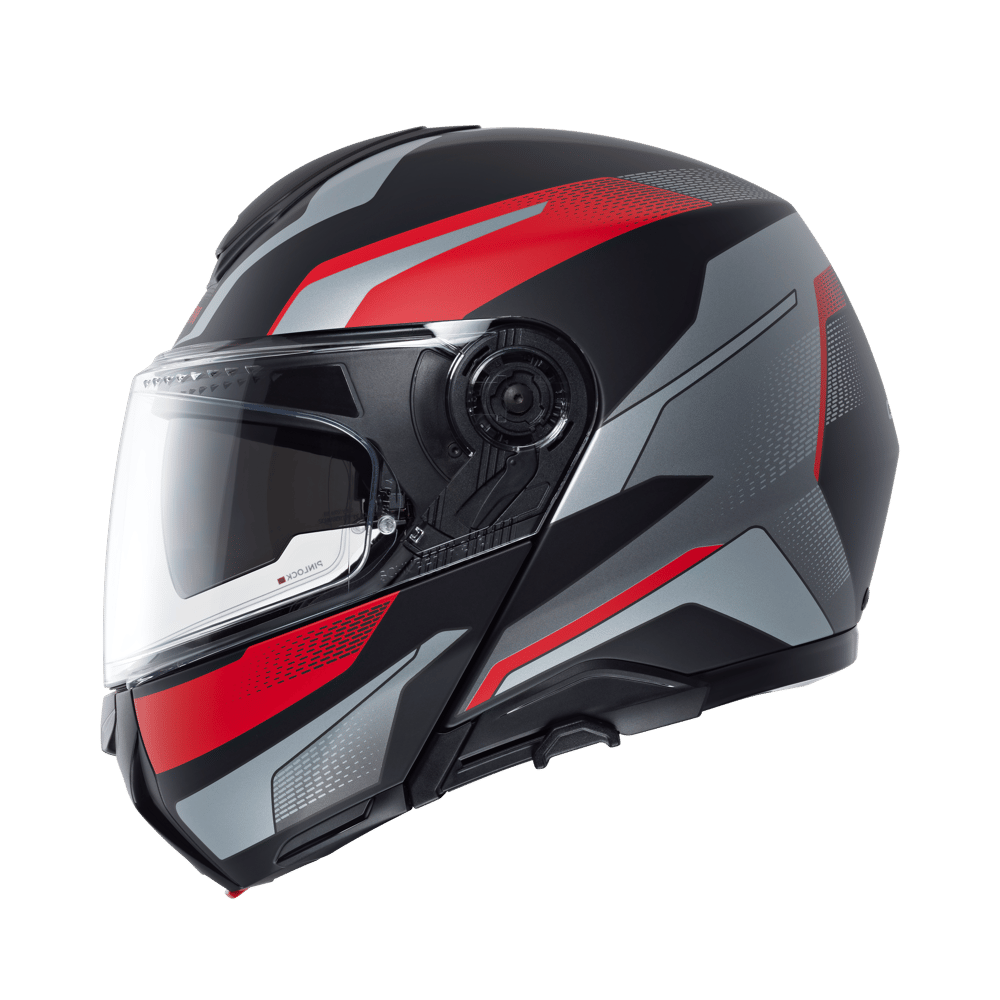 CONCEPT Çene Açılır Motosiklet Kaskı Tracer Red