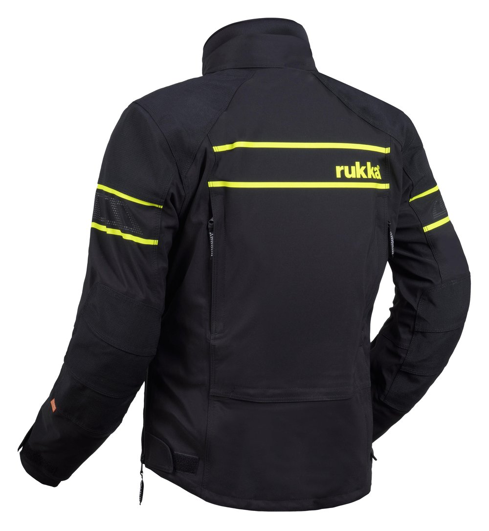 Rapto-R Gore-Tex Pro Erkek Kışlık Motosiklet Montu Siyah/Fluo Sarı-994