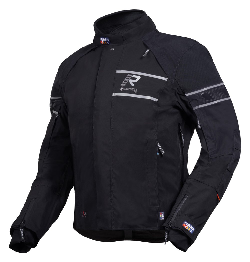 Rapto-R Gore-Tex Pro Erkek Kışlık Motosiklet Montu Siyah/Beyaz-990