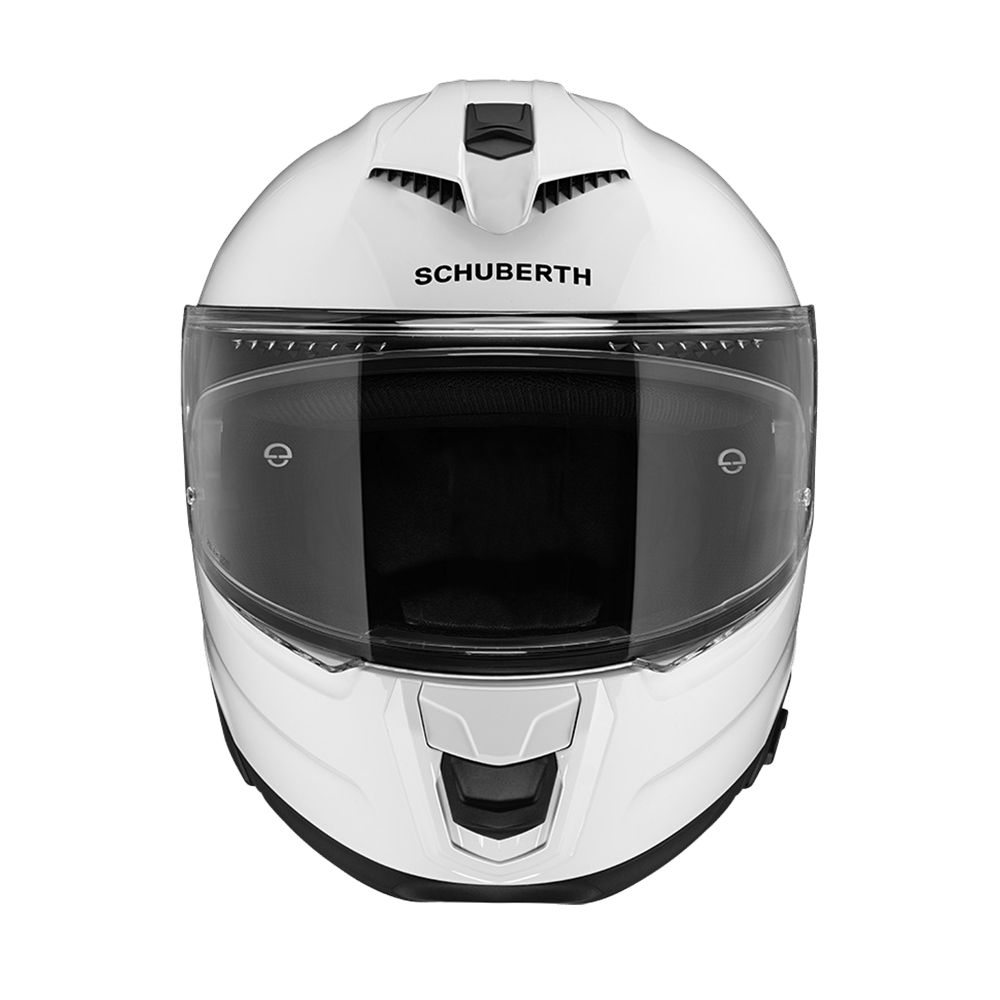 S3 Kapalı Motosiklet Kaskı Glossy White