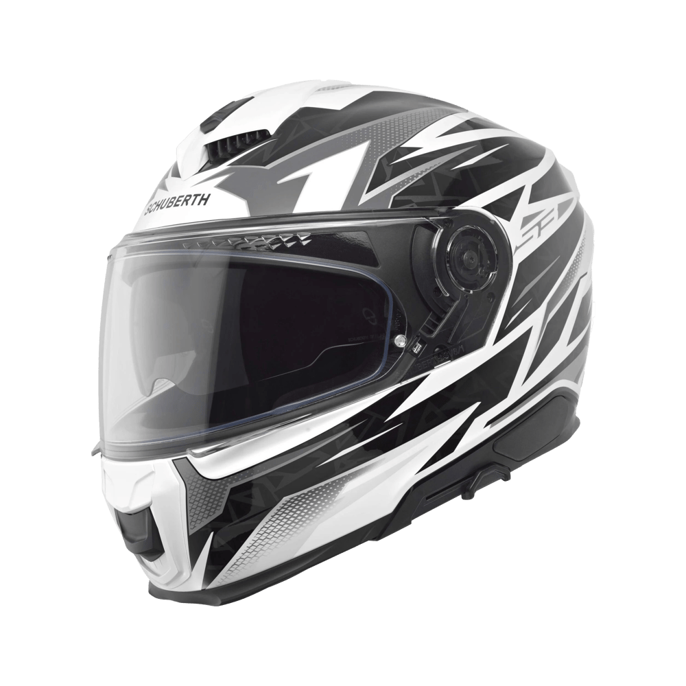 S3 Kapalı Motosiklet Kaskı Thunder White