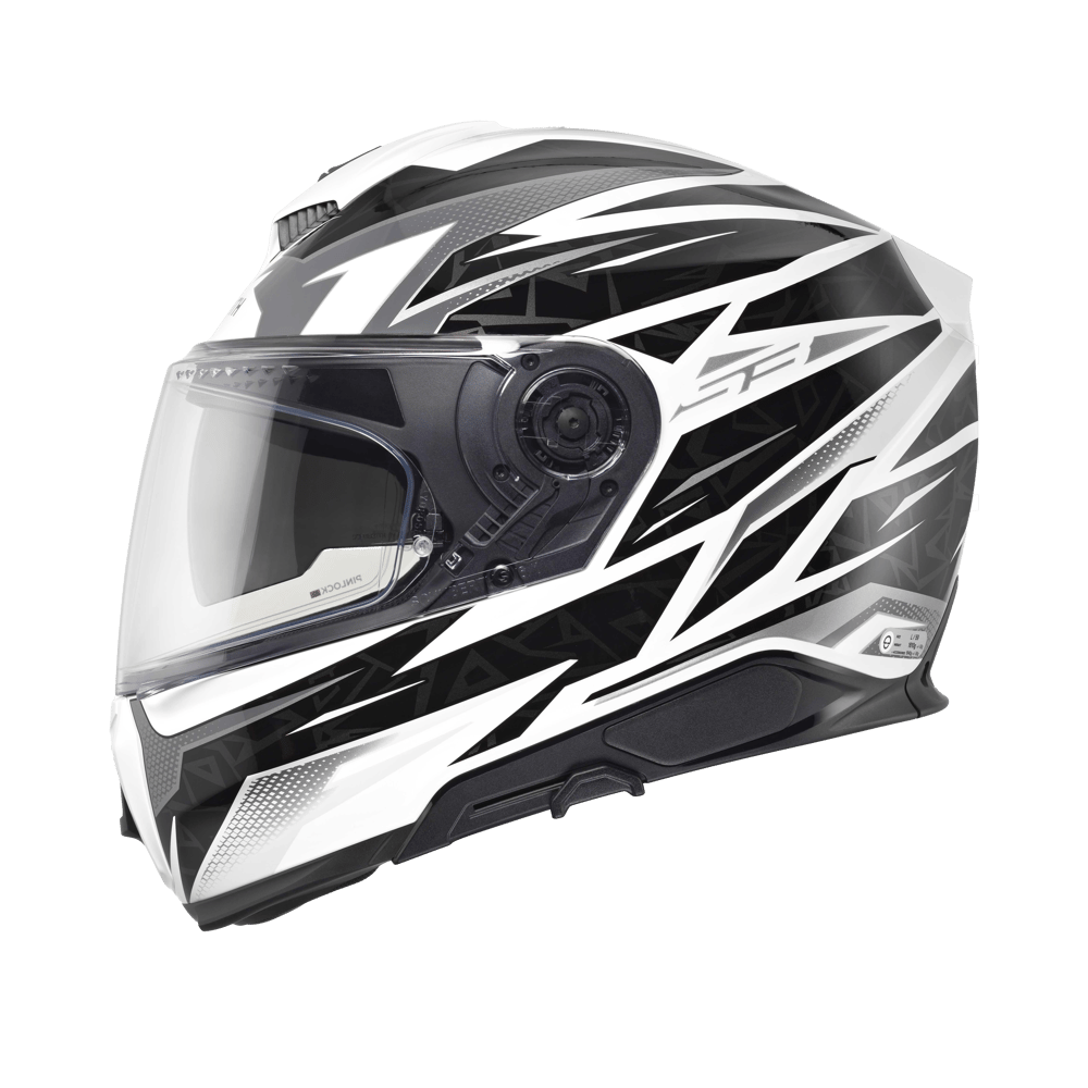 S3 Kapalı Motosiklet Kaskı Thunder White