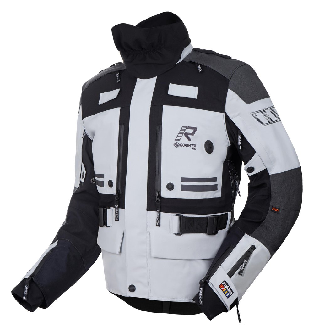 TitanTrail-R Gore-Tex Erkek Kışlık Motosiklet Montu Gri/Beyaz-200