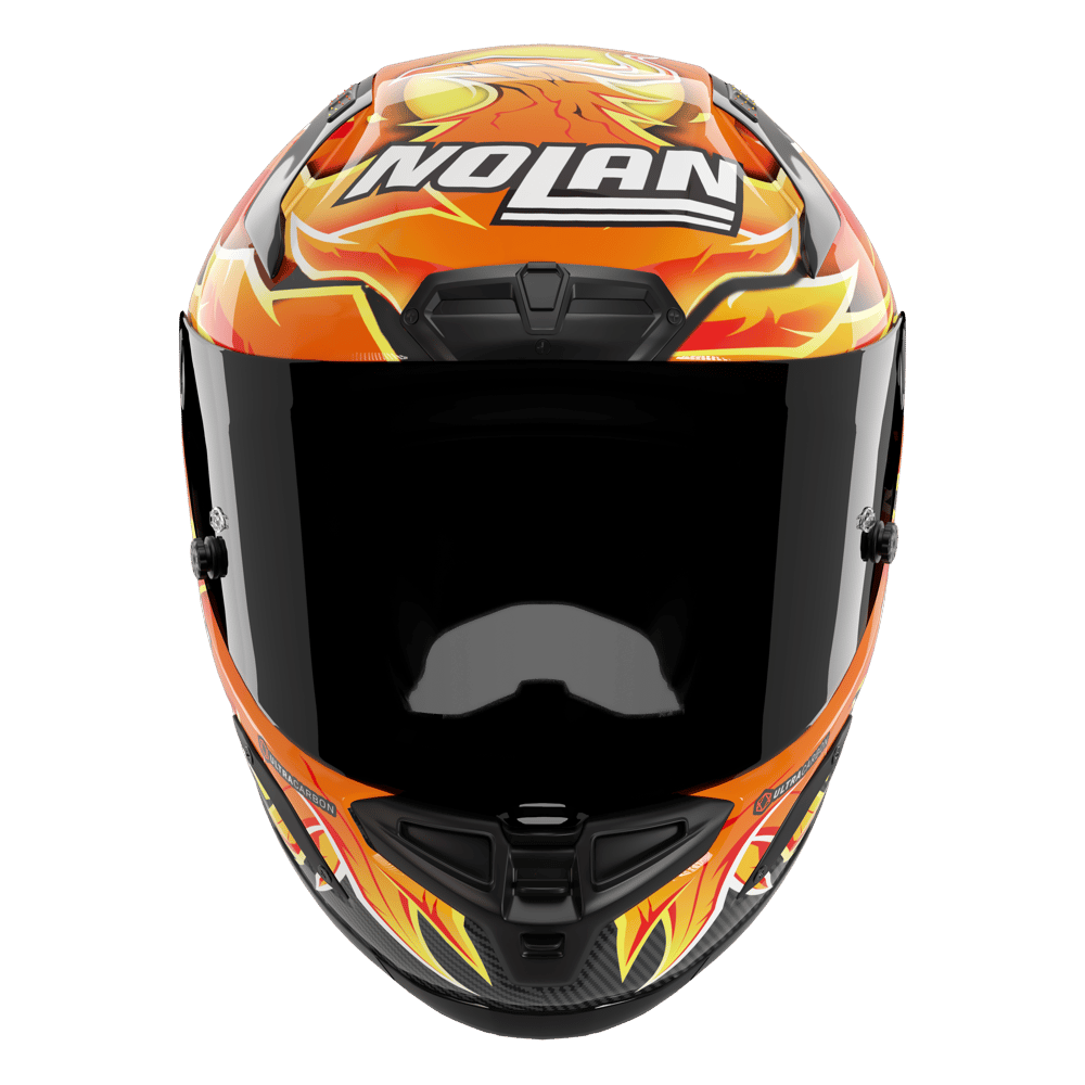 X-804 RS Ultra Carbon Kapalı Motosiklet Kaskı Replica Iannone 368