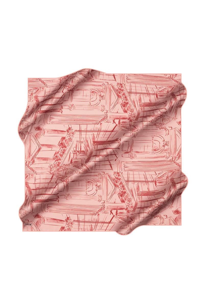 Aker Sura İpek Eşarp Pembe 391