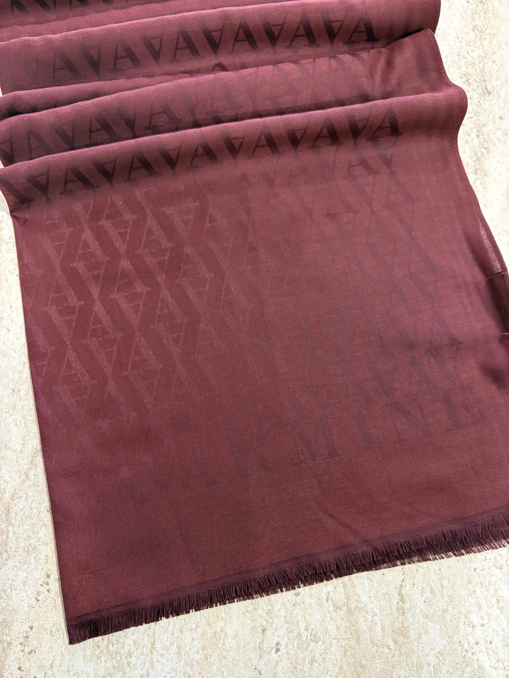 Armine Edition Şal Bordo