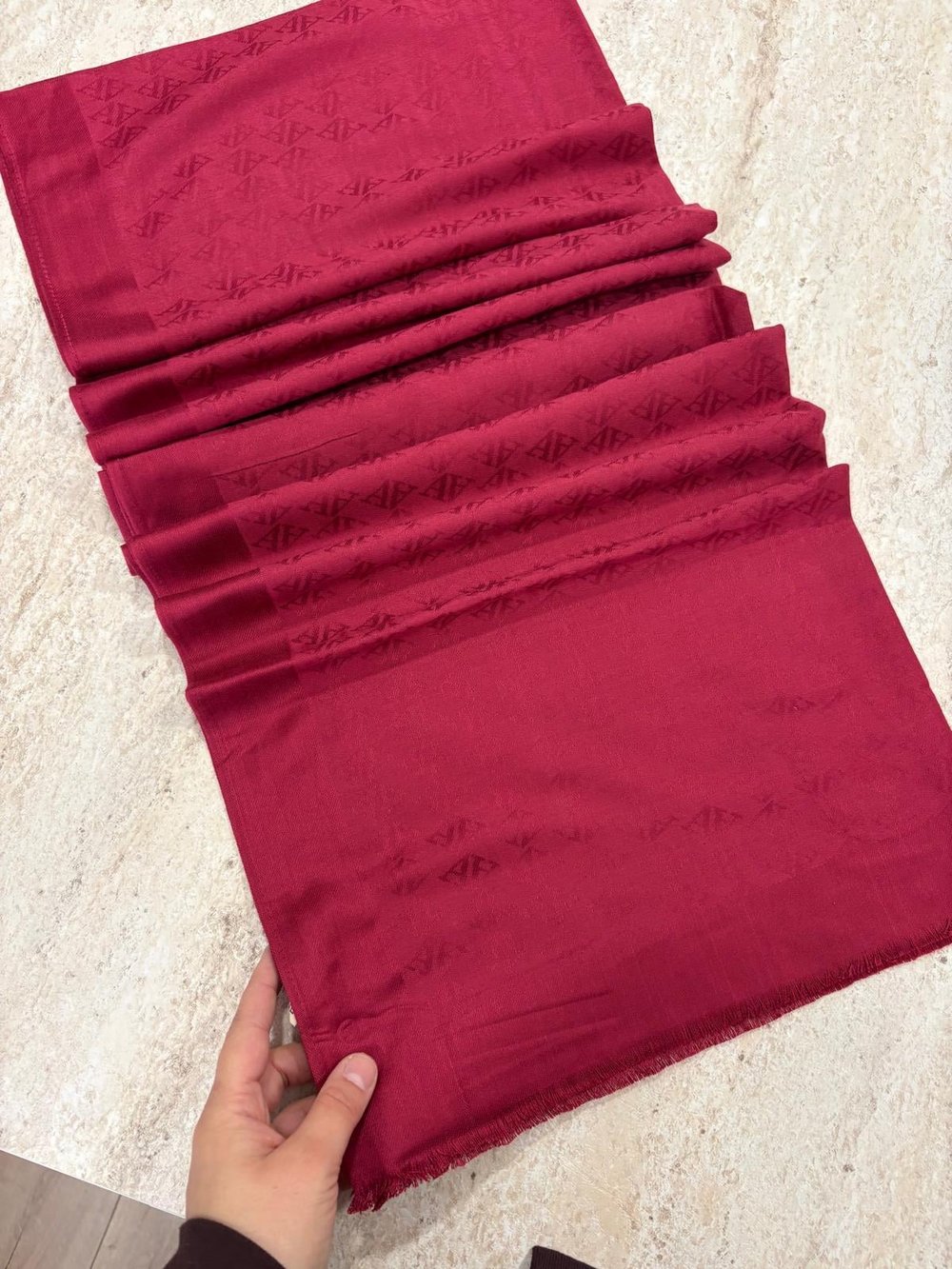 Armine Kaşmir Şal Bordo