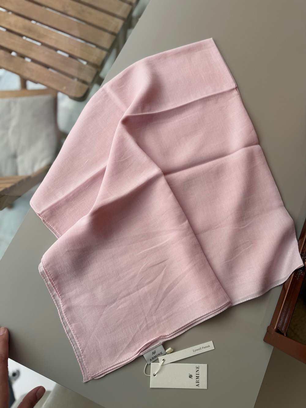 Armine Tivil Lyocell Eşarp Açık Pembe