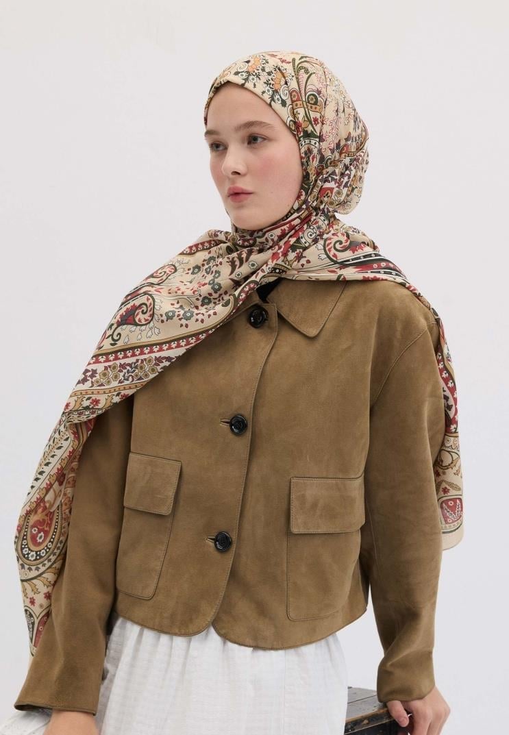 Fresh Scarf Bohemian Breeze Şal Valeria Kum