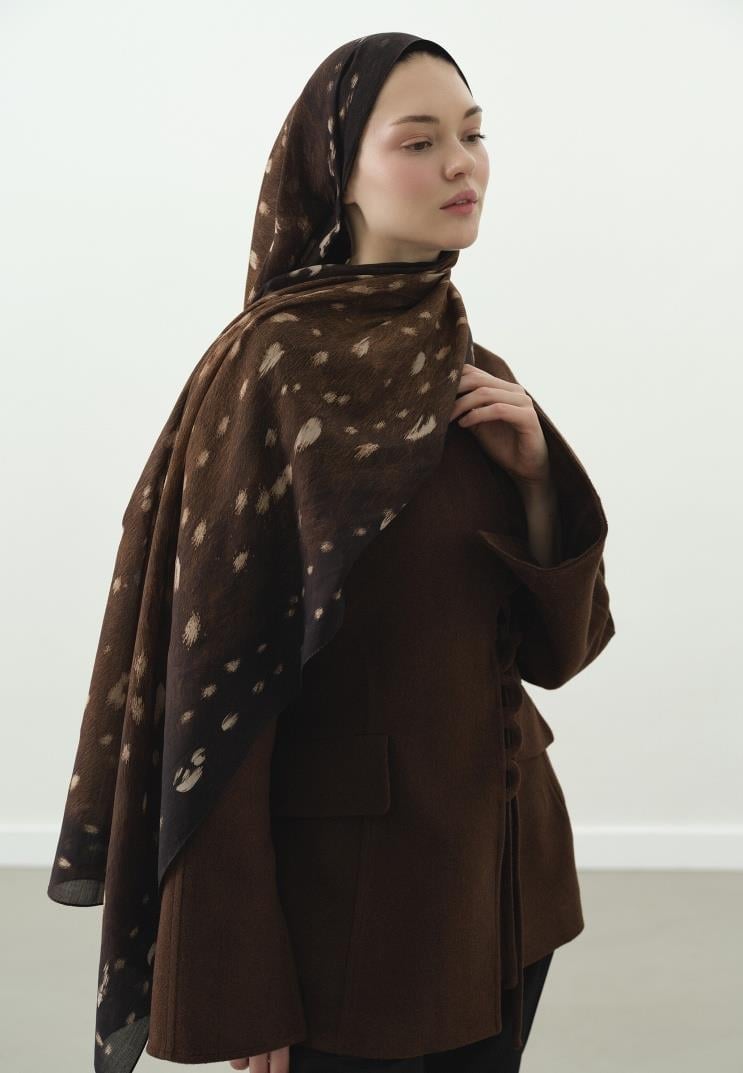 Fresh Scarf Fawn Şal Kahverengi