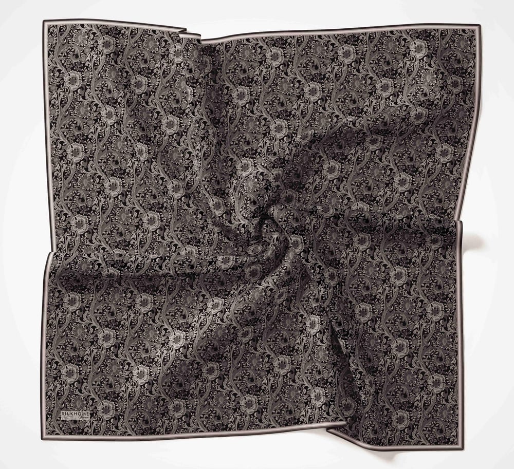 Silk Home Monare Tencel Eşarp Siyah-Gri