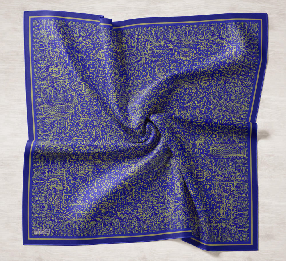 Silk Home Monare Tensel Eşarp Lacivert