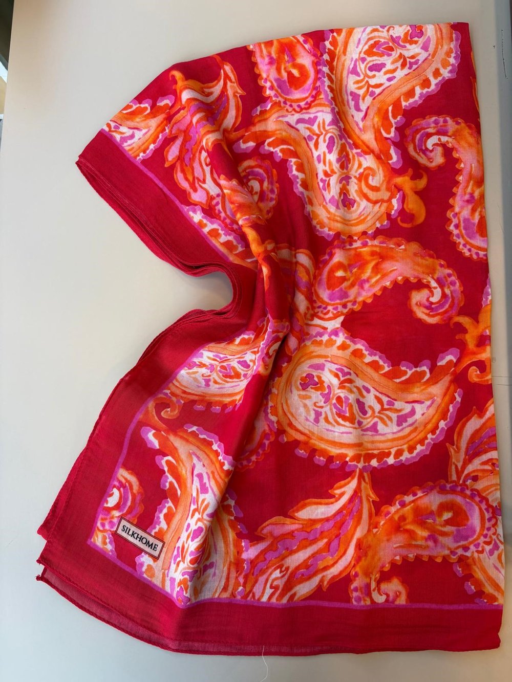 Silk Home Riva Şal Kırmızı