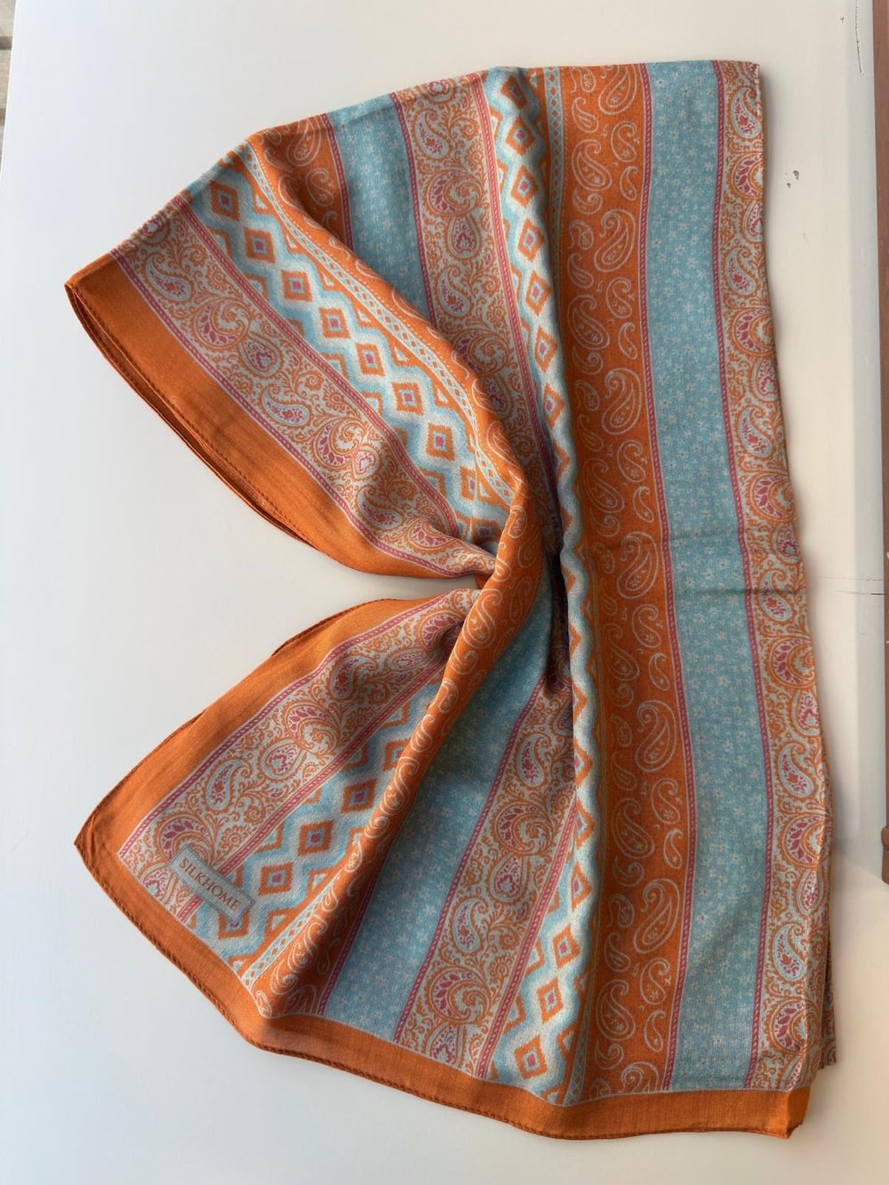 Silk Home Riva Şal Turuncu
