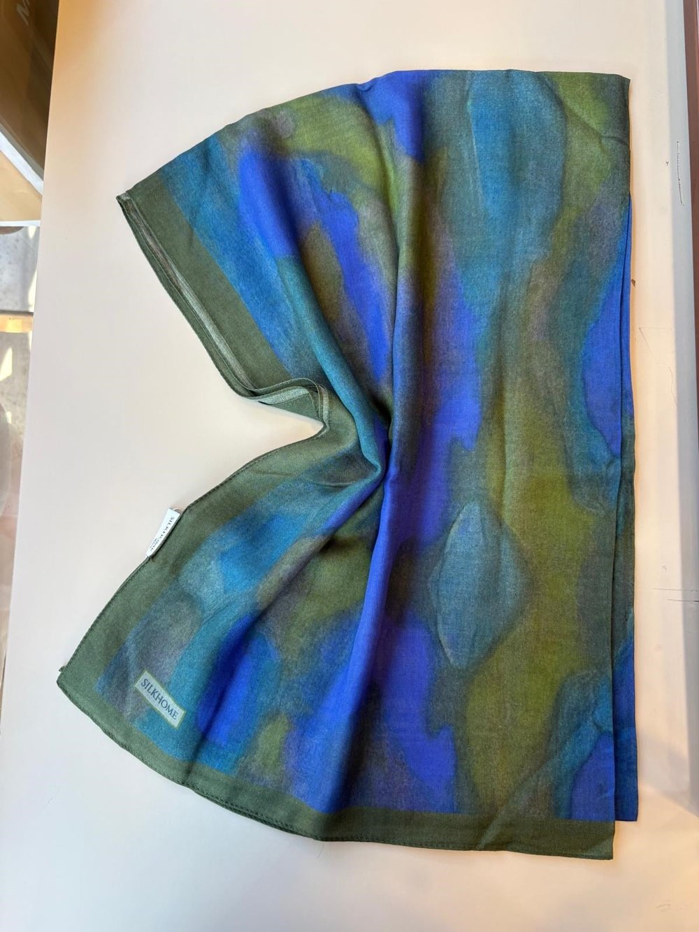 Silk Home Riva Şal Yeşil-Mor