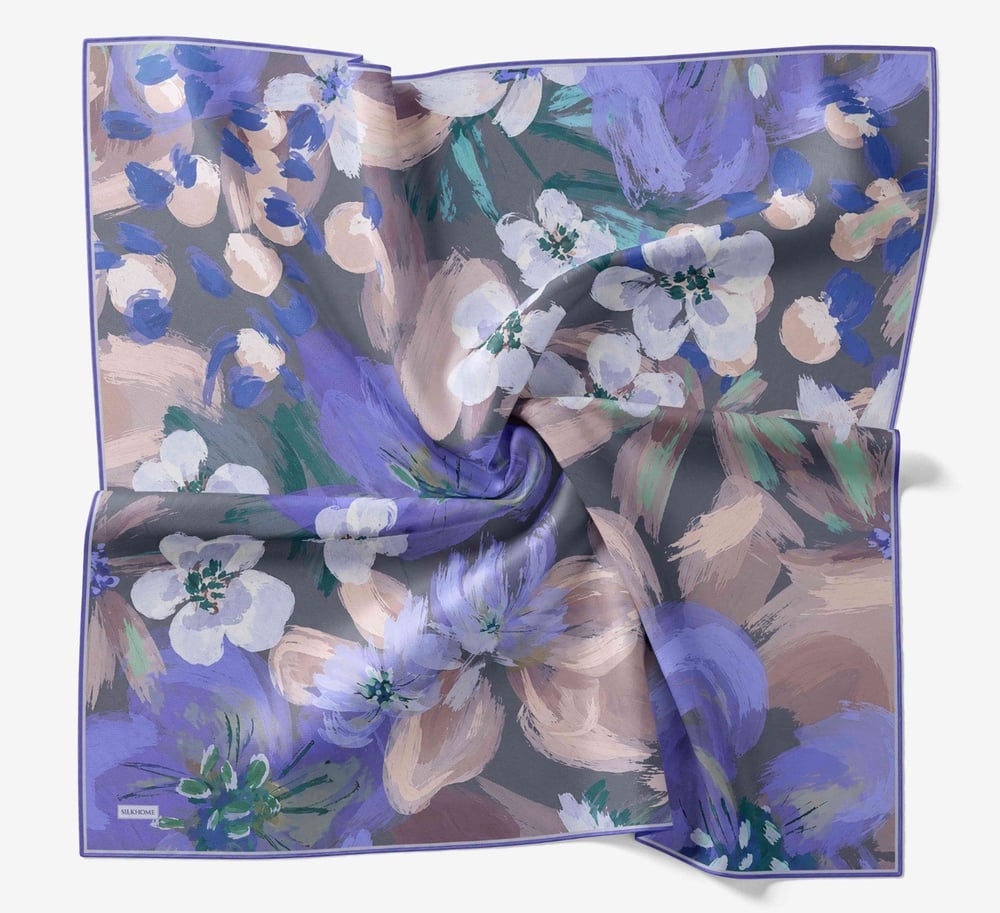 Silk Home Soft Eşarp Mavi-Yeşil