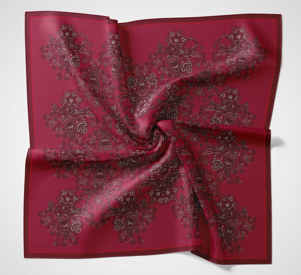 Silk Home Velora Eşarp Bordo