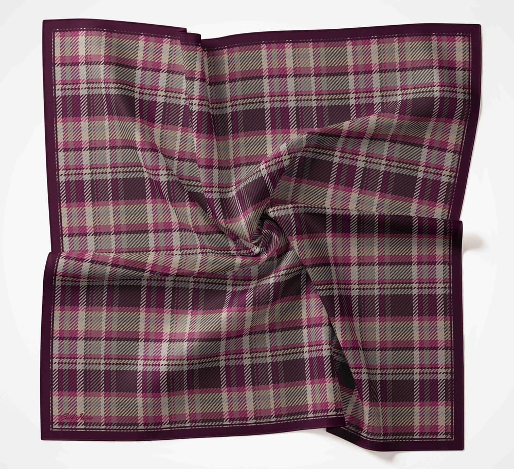 Silk Home Volera Eşarp Mor-Pembe