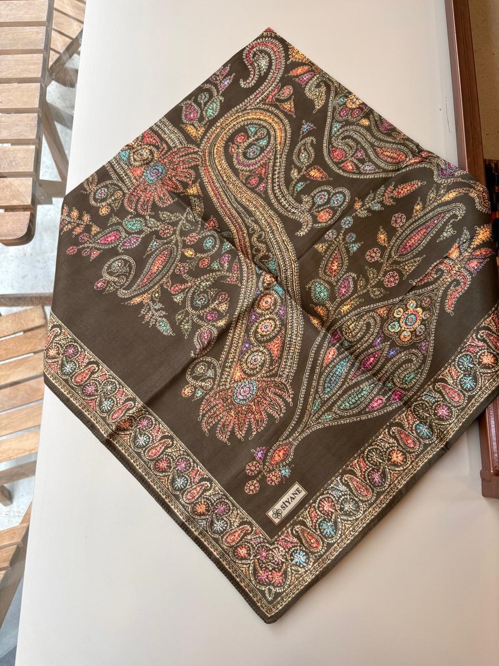 Siyane Pamuk Eşarp Koyu Yeşil