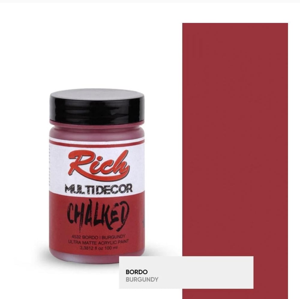 RİCH CHALKED BORDO