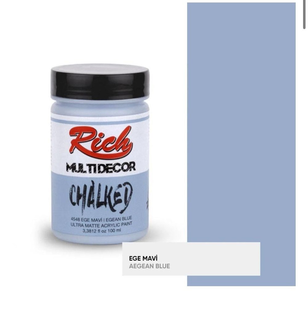 RİCH CHALKED EGE MAVİ