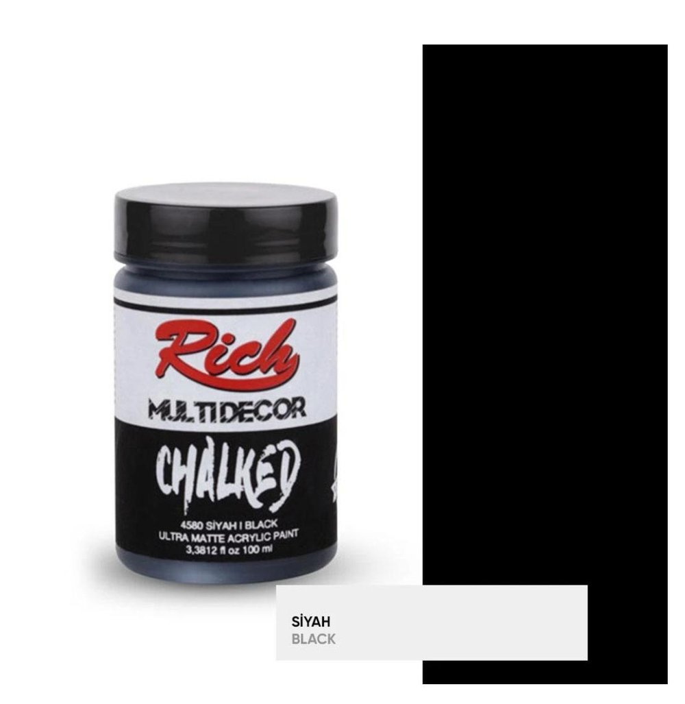 RİCH CHALKED SİYAH