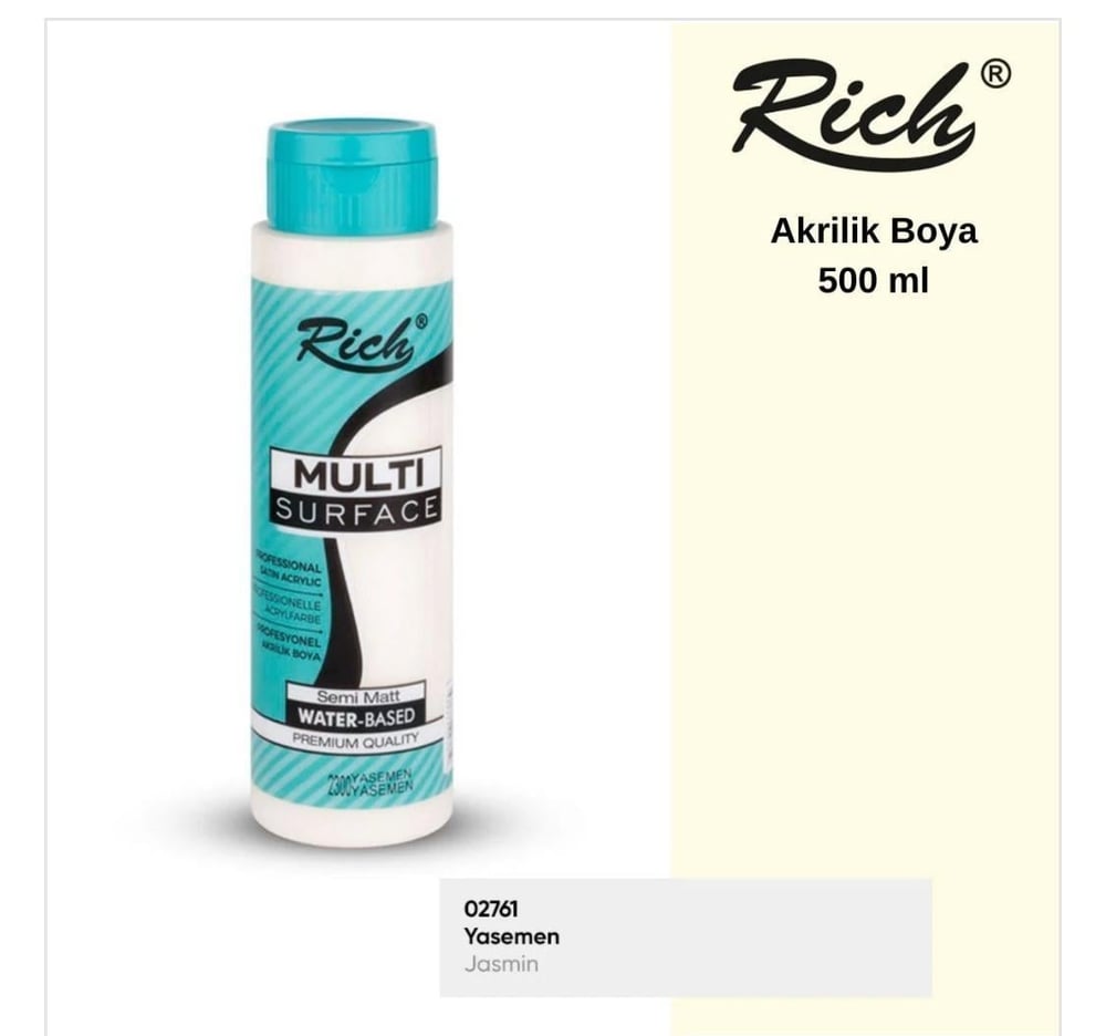 RİCH MULTİ SURFACE AKRİLİK YASEMEN