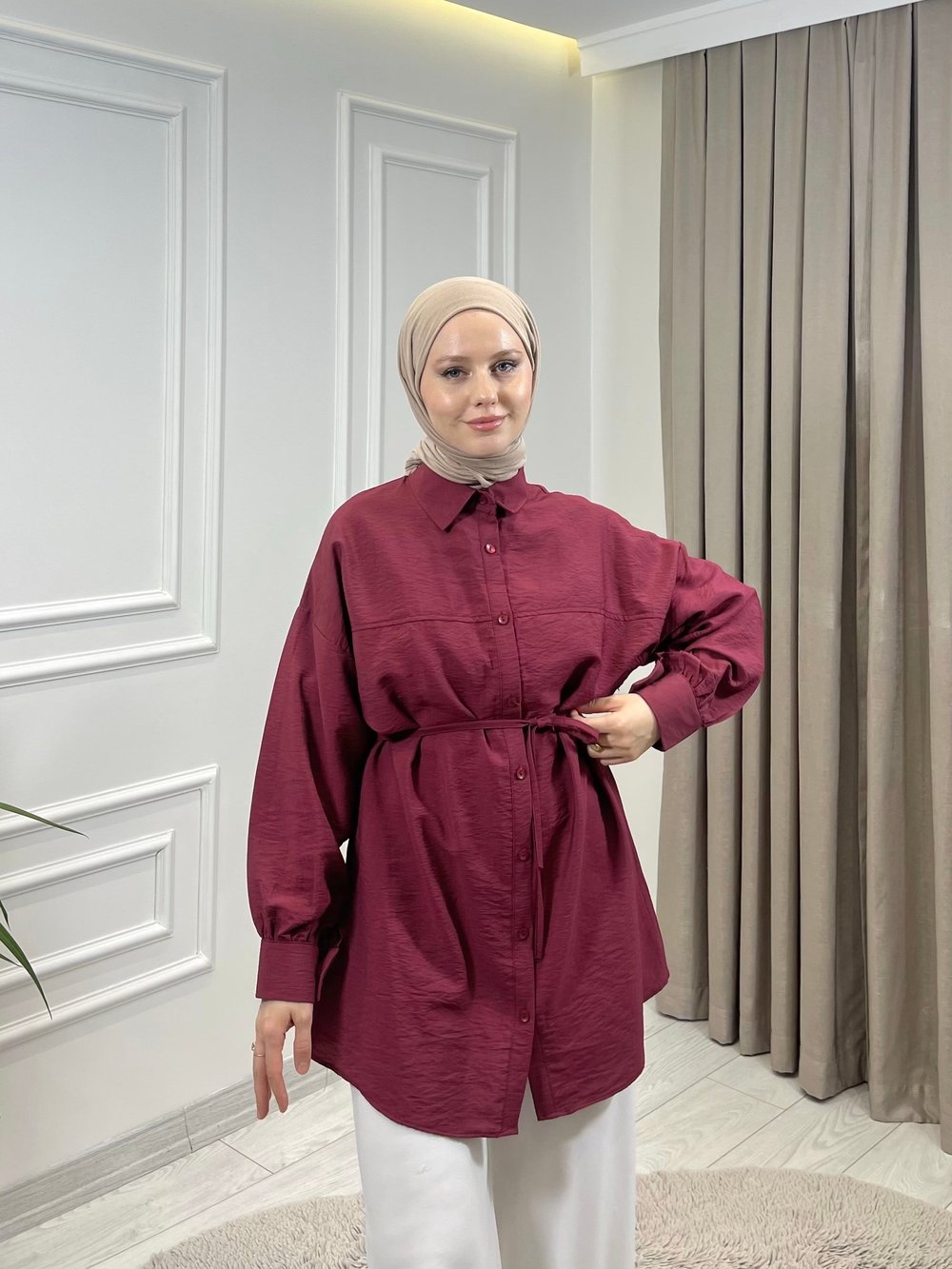 BASİC GÖMLEK BORDO