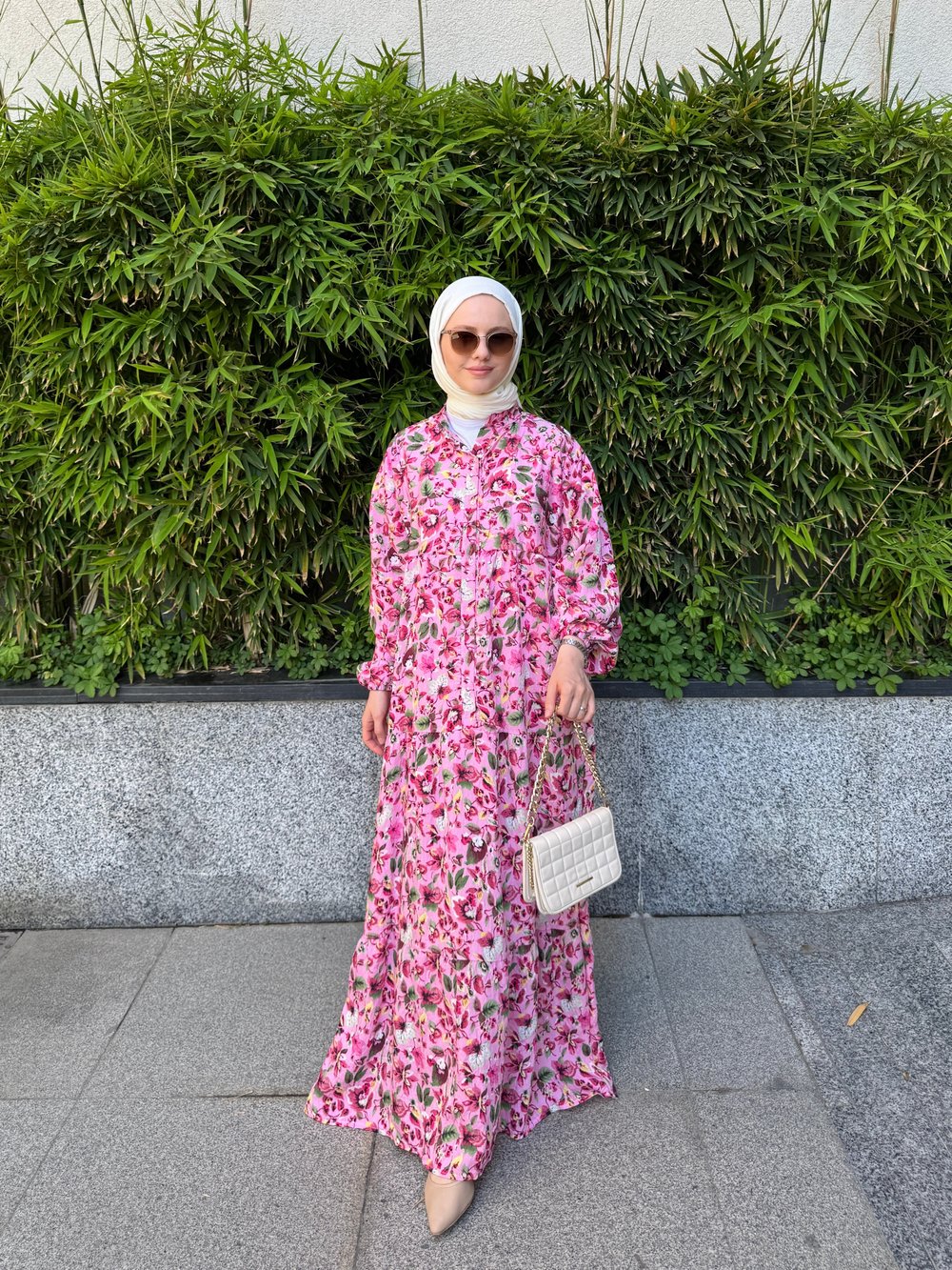 LİLYUM ELBİSE PEMBE