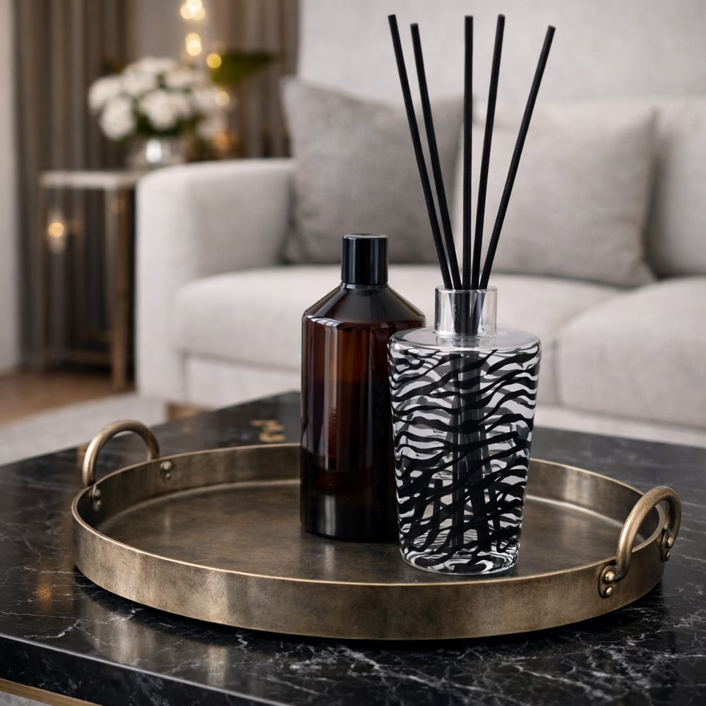 Diffuser Siyah Zebra Detay ( Oda Kokusu ) I KZY-LMN-231-SİYAH