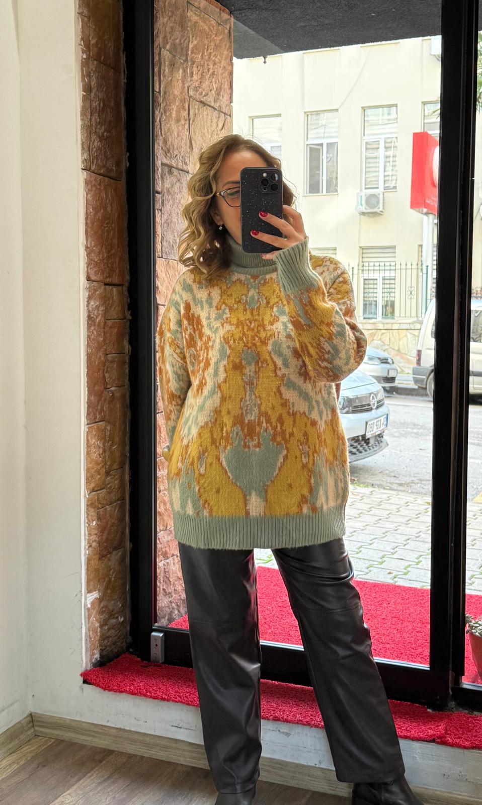 Bağcıklı Cepli Deri Pantolon Yeni Acı Kahve Yeni