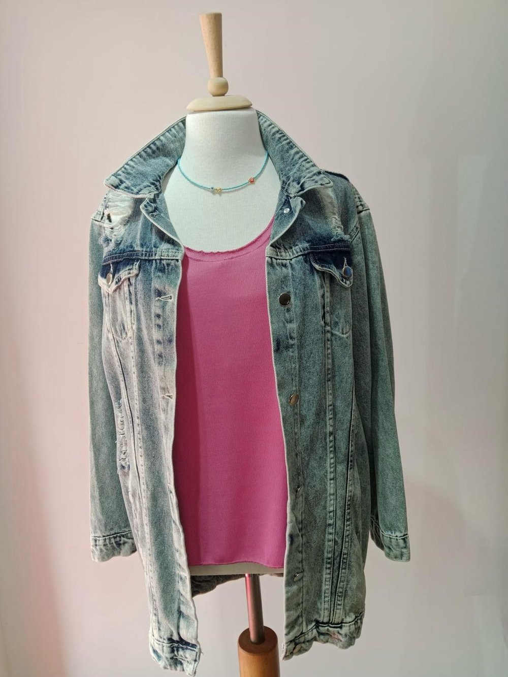 Basic Likralı Bel Boy Atlet Pembe