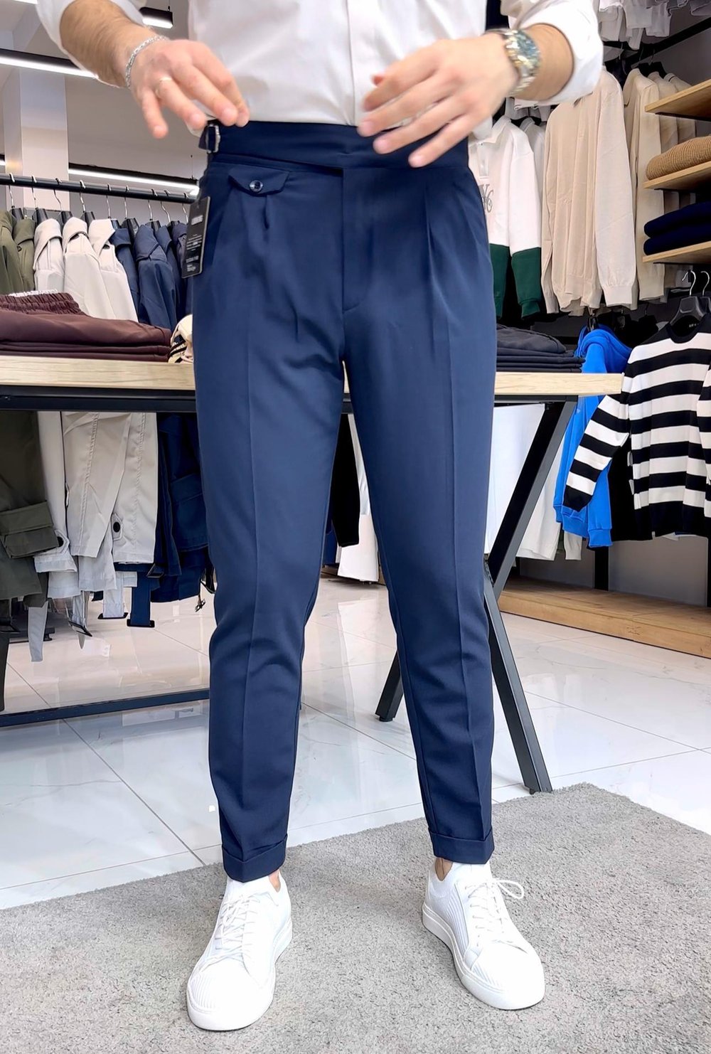 Havert Model Kumaş Pantolon Lacivert