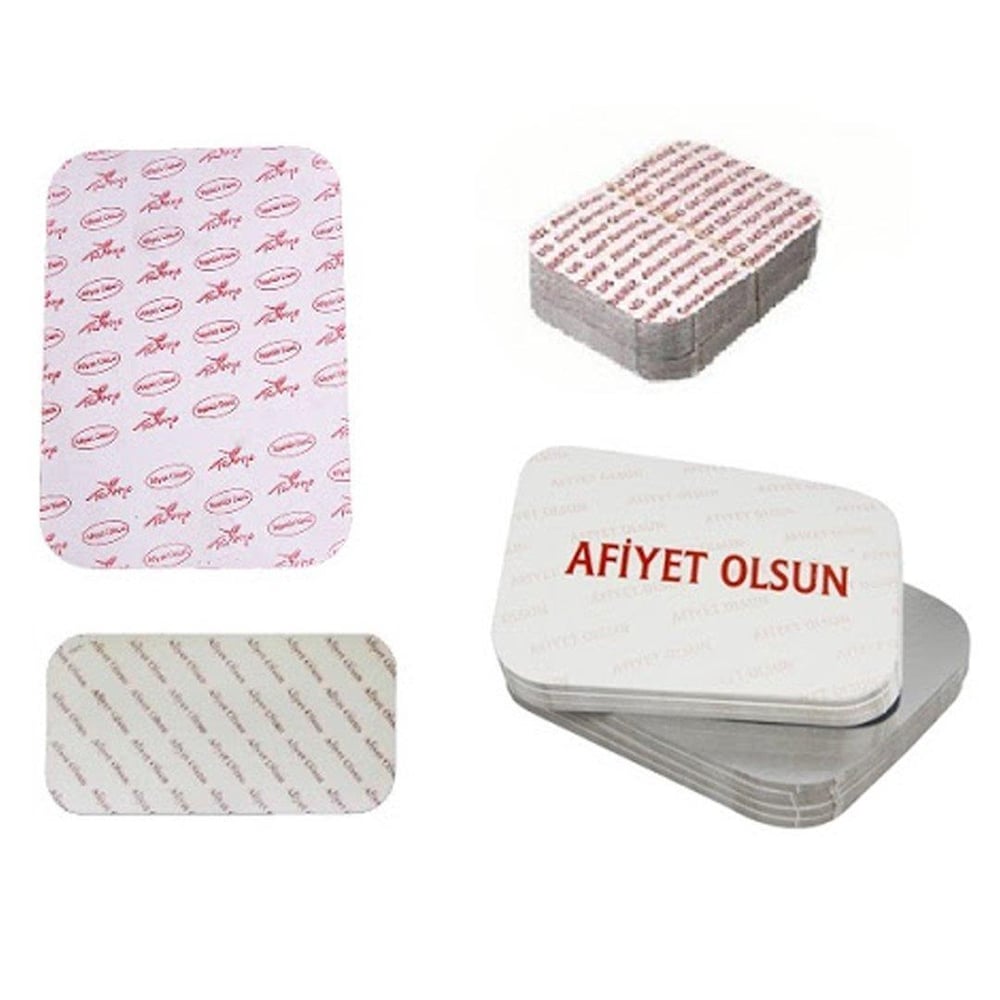 Alüminyum 750 Gr Kapak 100 Adetli