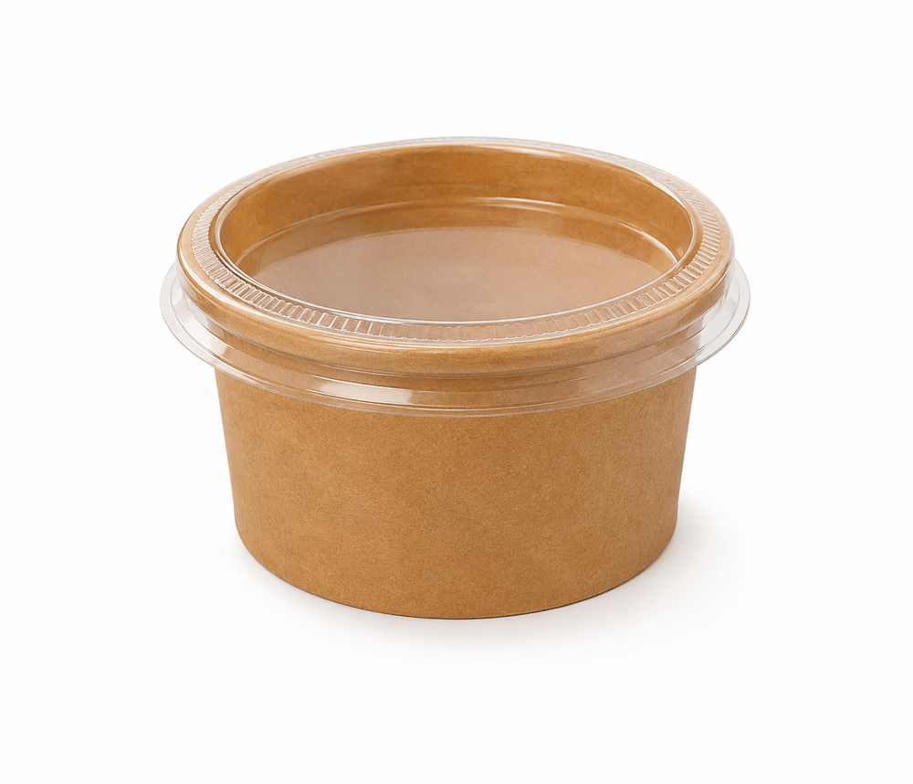 Sos Kabı 2 Oz  Kraft Ayrı Kapaklı
