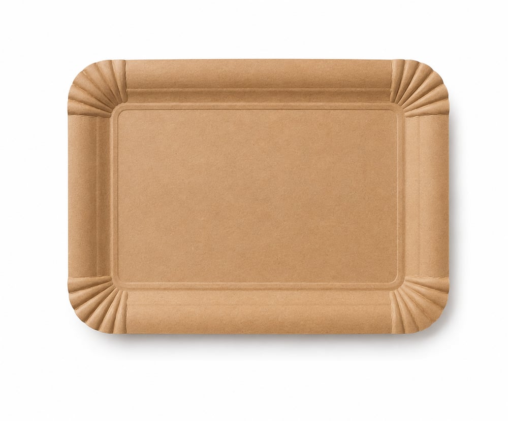 Tabak Karton Dikdörtgen Kraft 135x205 mm