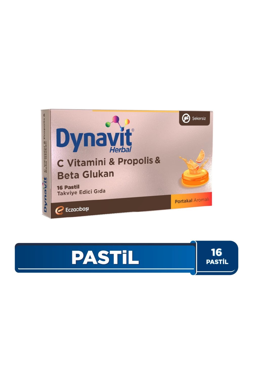 Dynavit Herbal Vitamin C & Propolis & Beta Glukan 16'lı Pastil