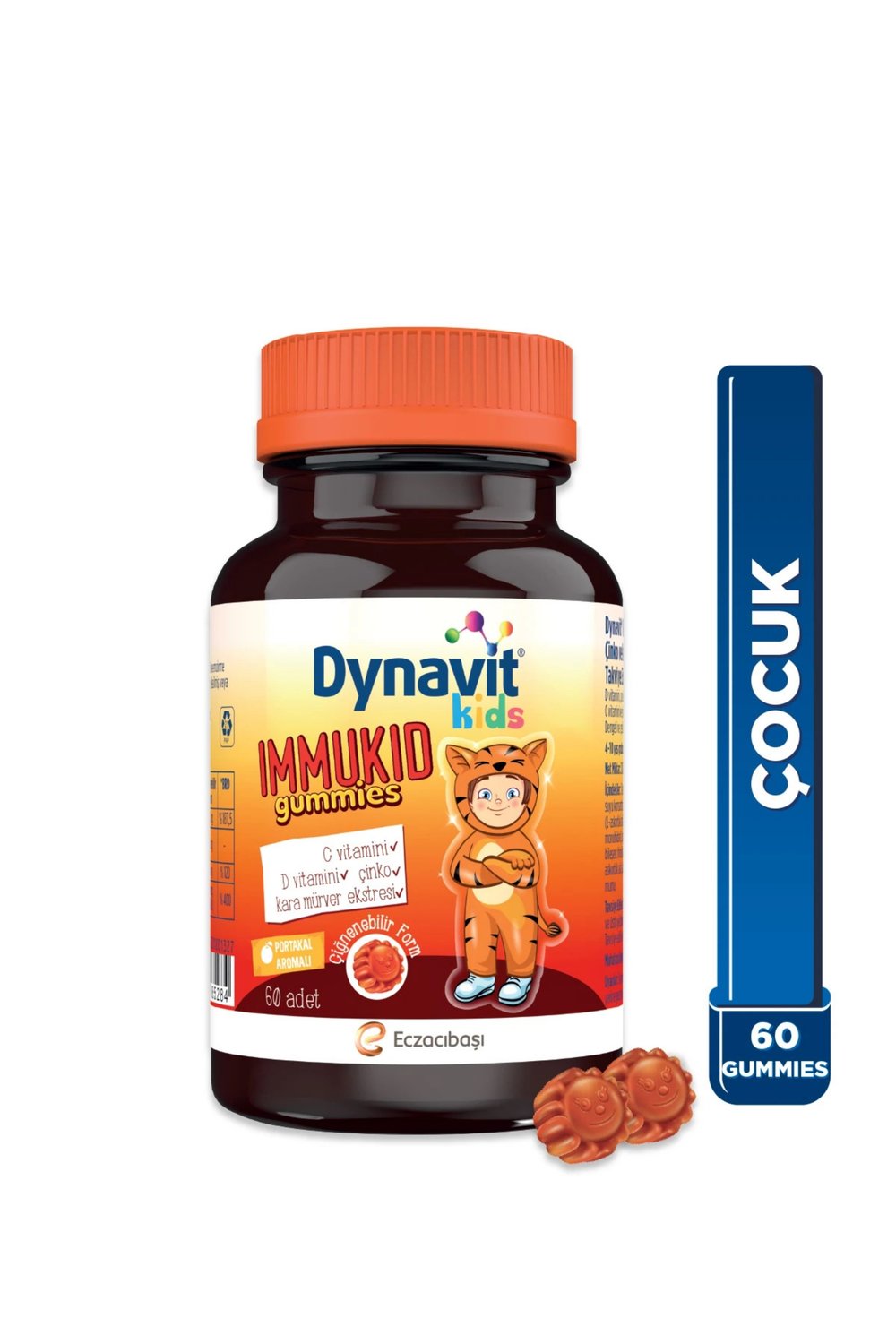 Dynavit Kids Immukid Gummies 60 Çiğnenebilir Gummy