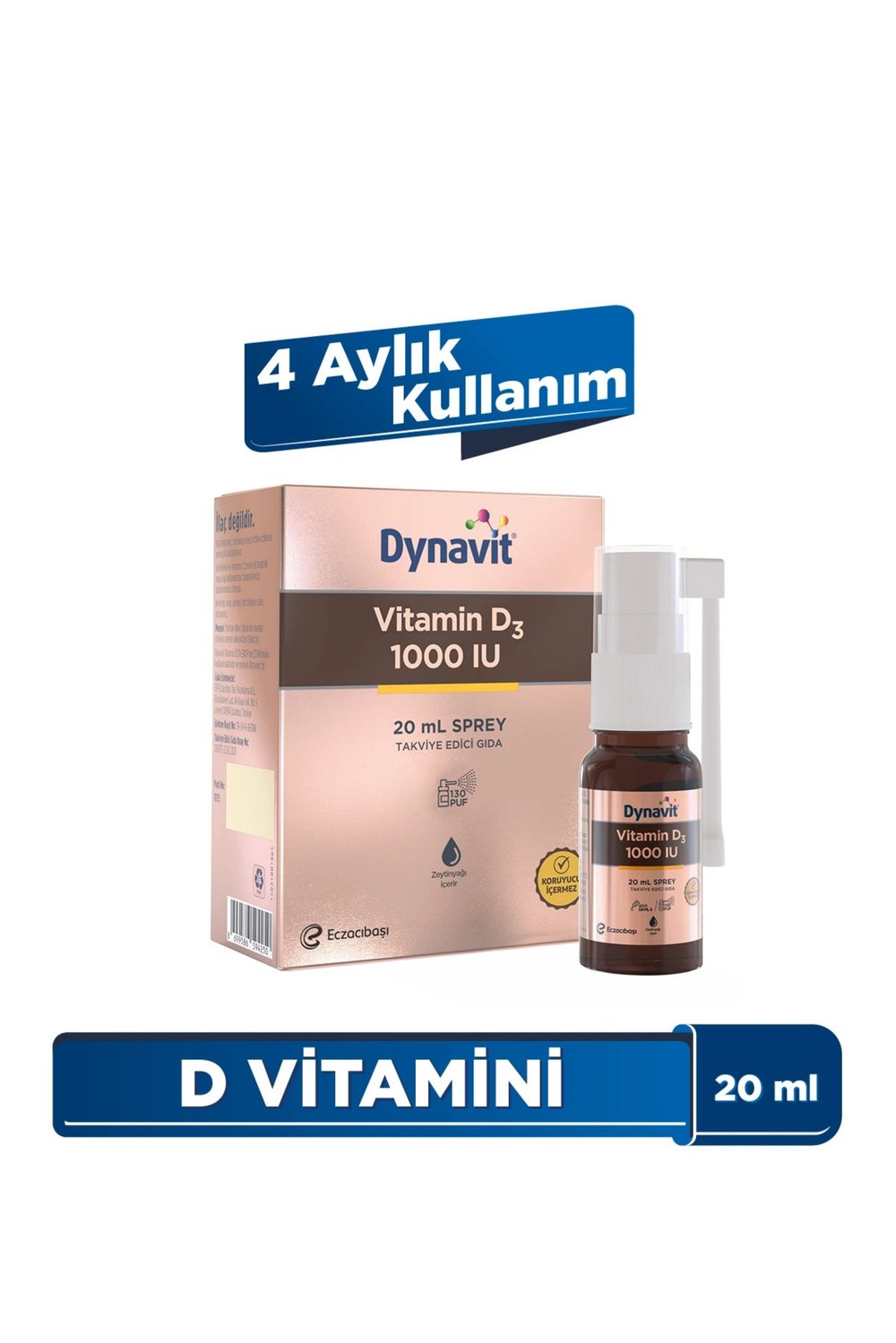 Dynavit Vitamin D3 1000 IU 20 ml Sprey