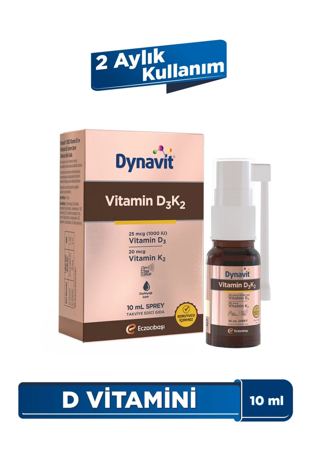 Dynavit Vitamin D3K2 10 ml Sprey