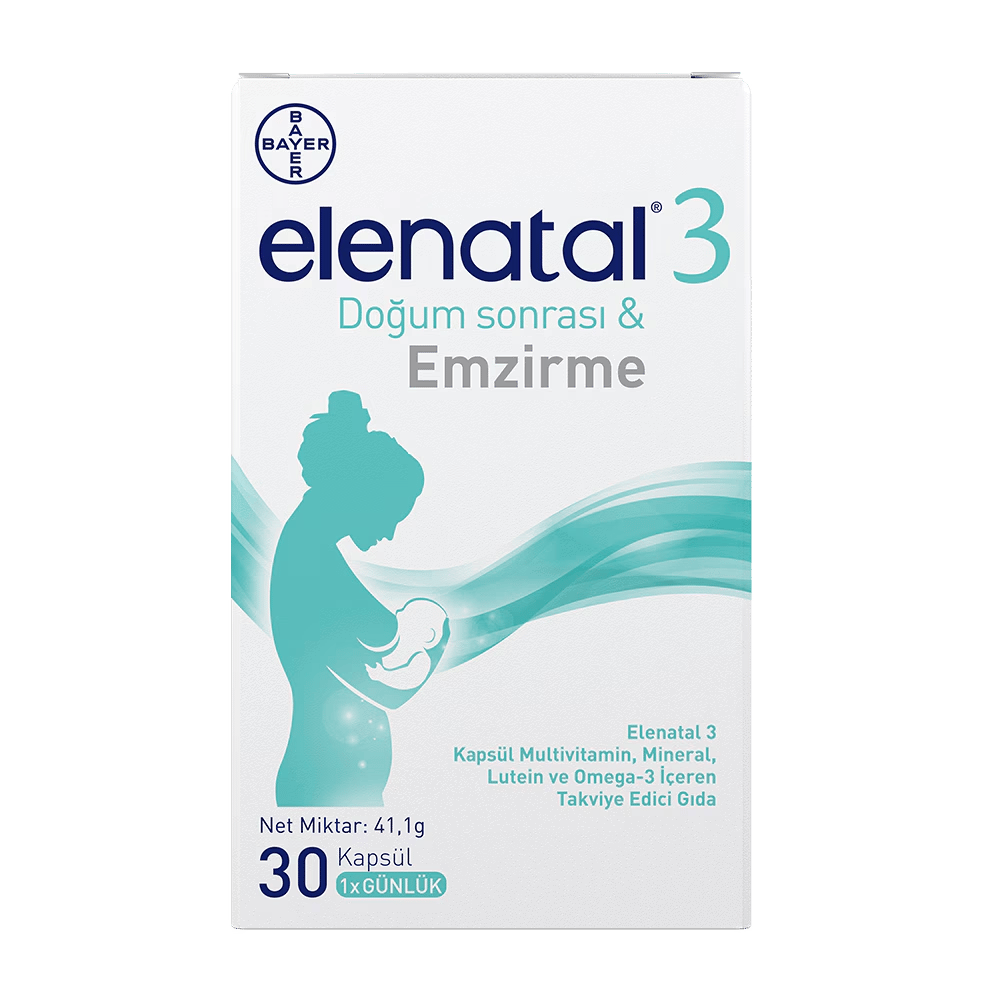 Elenatal 3 Doğum Sonrası 30 Kapsül