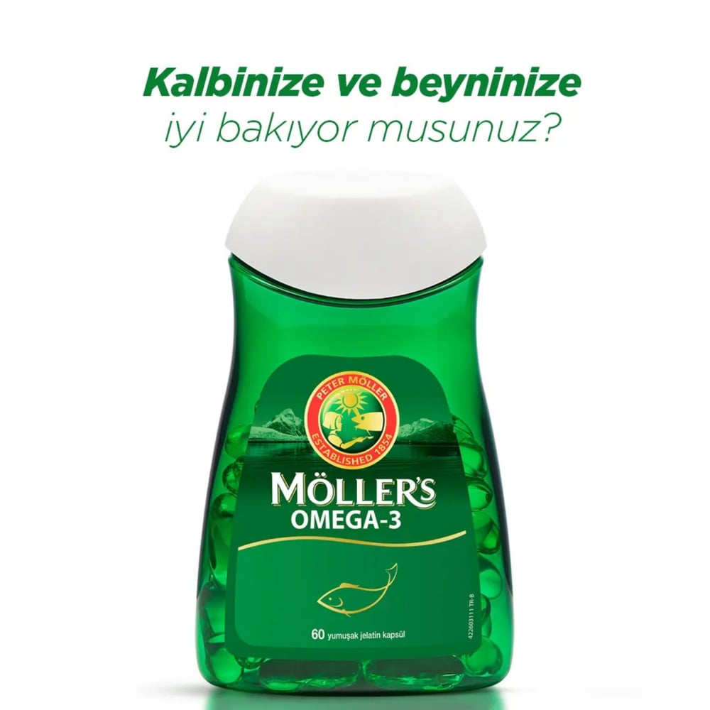 Möller’s Omega-3 60 Kapsül