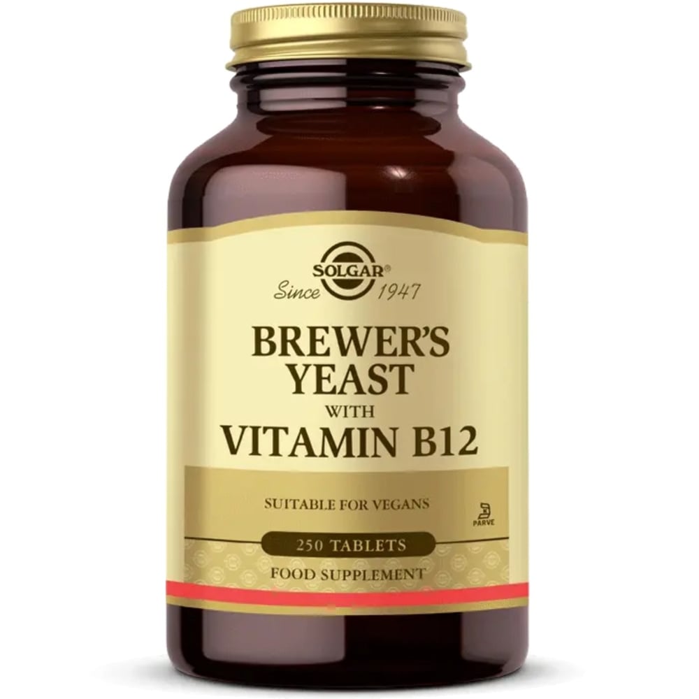 SOLGAR Brewer’s Yeast with Vitamin B12 250 Tablet